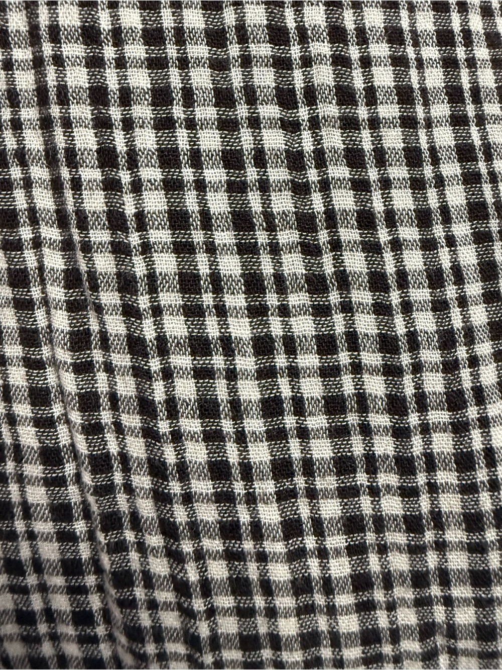 Plaid Midi Sundress in Black & Brown gingham - Picture 4 of 4